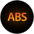 ABS in a circle icon
