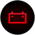 Car battery icon