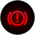 Exclamation mark in a circle icon