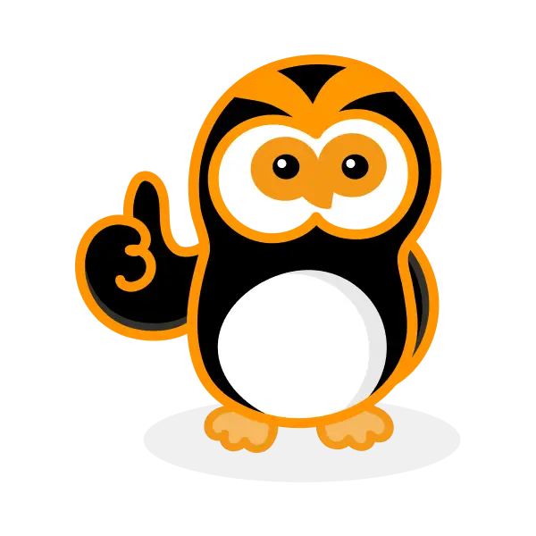 Cartoon owl pointing to a Ford VIN
