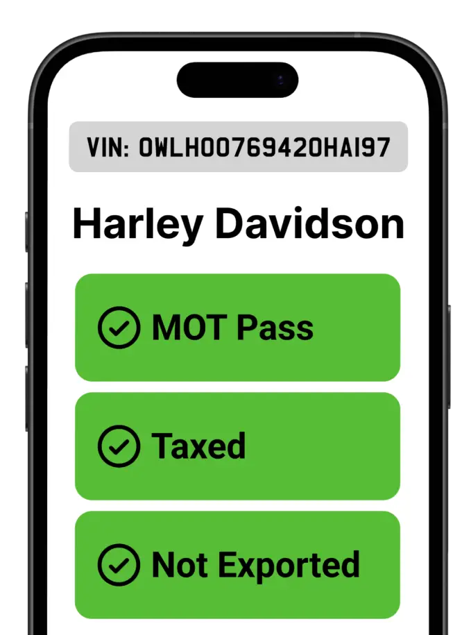Free Harley Davidson VIN and Frame Number Check