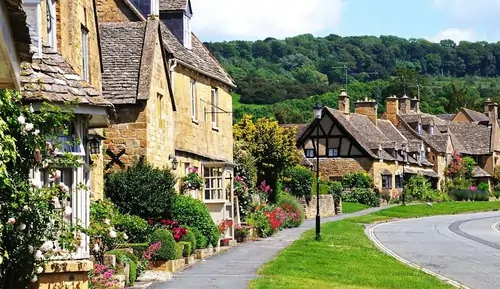 The Cotswolds in Gloucestershire, an Area of Outstanding Natural Beauty