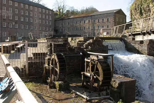 Cromford Mill in Derbyshire, a historic landmark