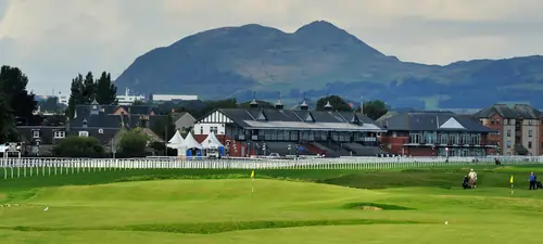 Musselburgh Links, a historic landmark in East Lothian