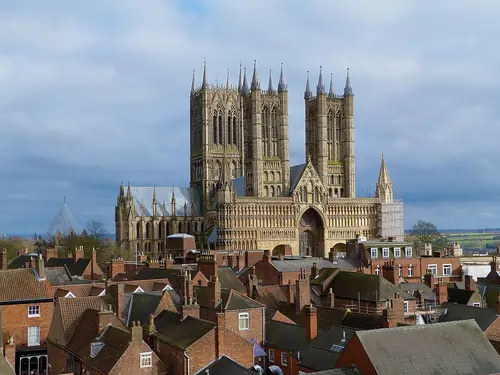 Lincoln Cathedral, a historic landmark in Lincolnshire