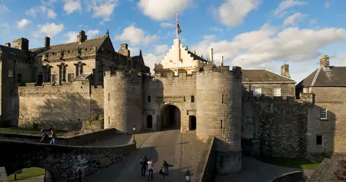 Stirling Castle, a historic landmark in Stirlingshire