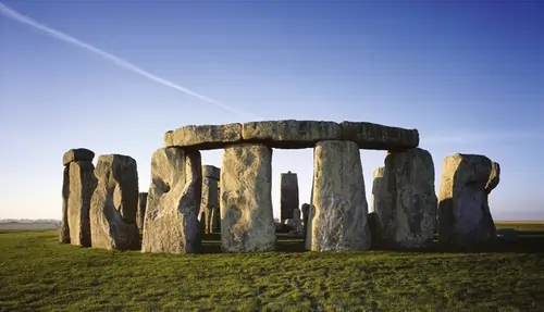 Stonehenge, a prehistoric monument in Wiltshire